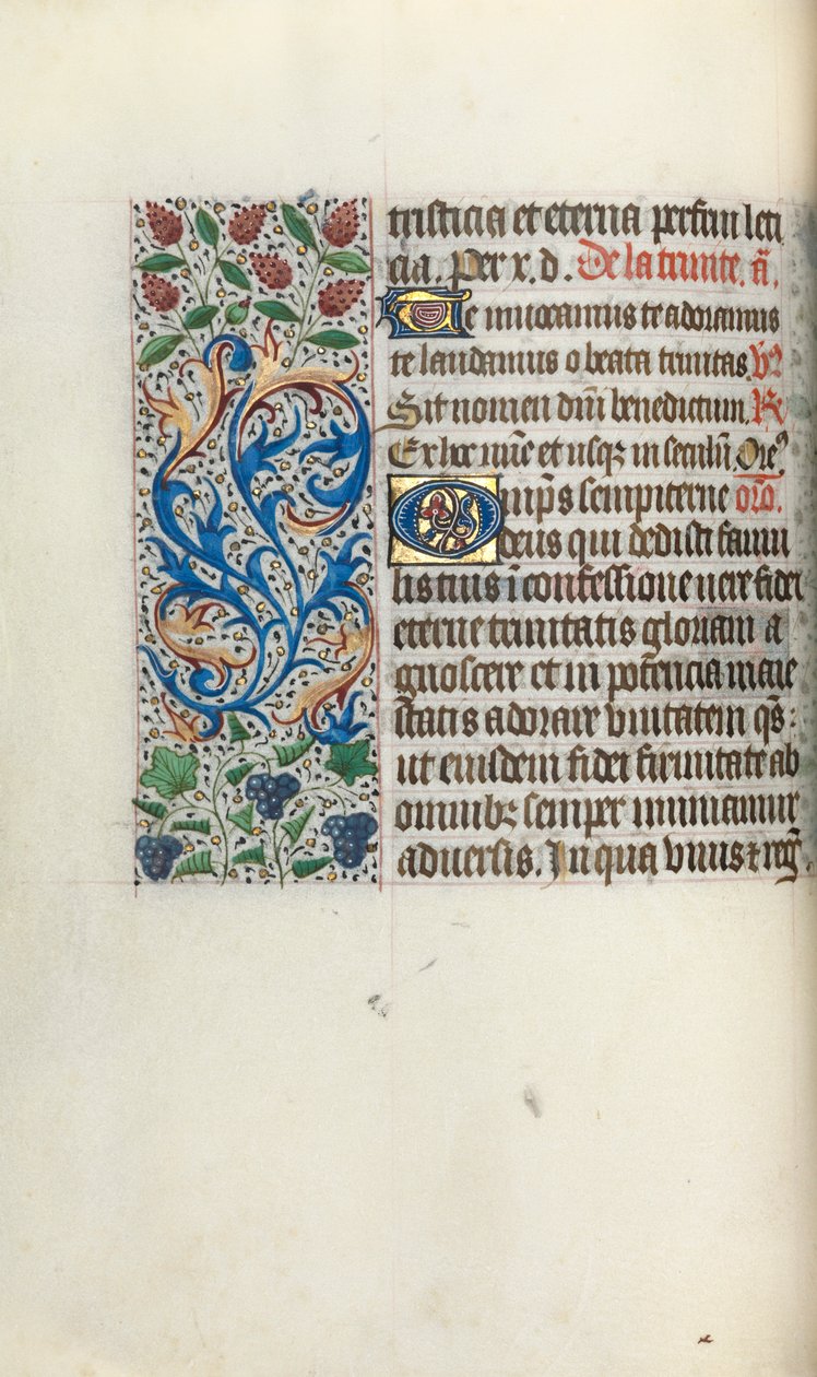 Livro de Horas de Uso de Rouen: fol. 49v, c. 1470 de Master of the Geneva Latini