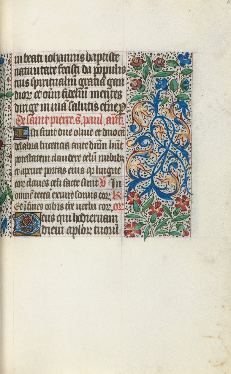 Livro de Horas de Uso de Rouen: fol. 51r, c. 1470 de Master of the Geneva Latini