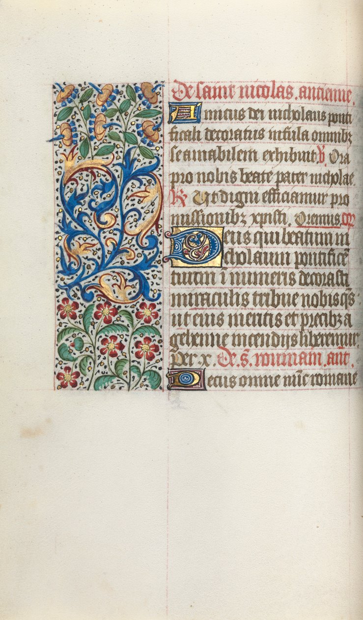 Livro de Horas de Uso de Rouen: fol. 52v, c. 1470 de Master of the Geneva Latini
