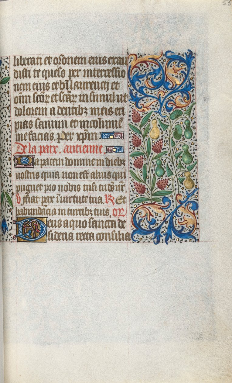 Livro de Horas de Uso de Rouen: fol. 55r, c. 1470 de Master of the Geneva Latini