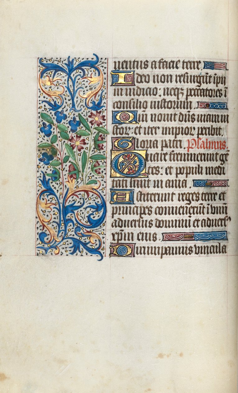 Livro de Horas de Uso de Rouen: fol. 57v, c. 1470 de Master of the Geneva Latini