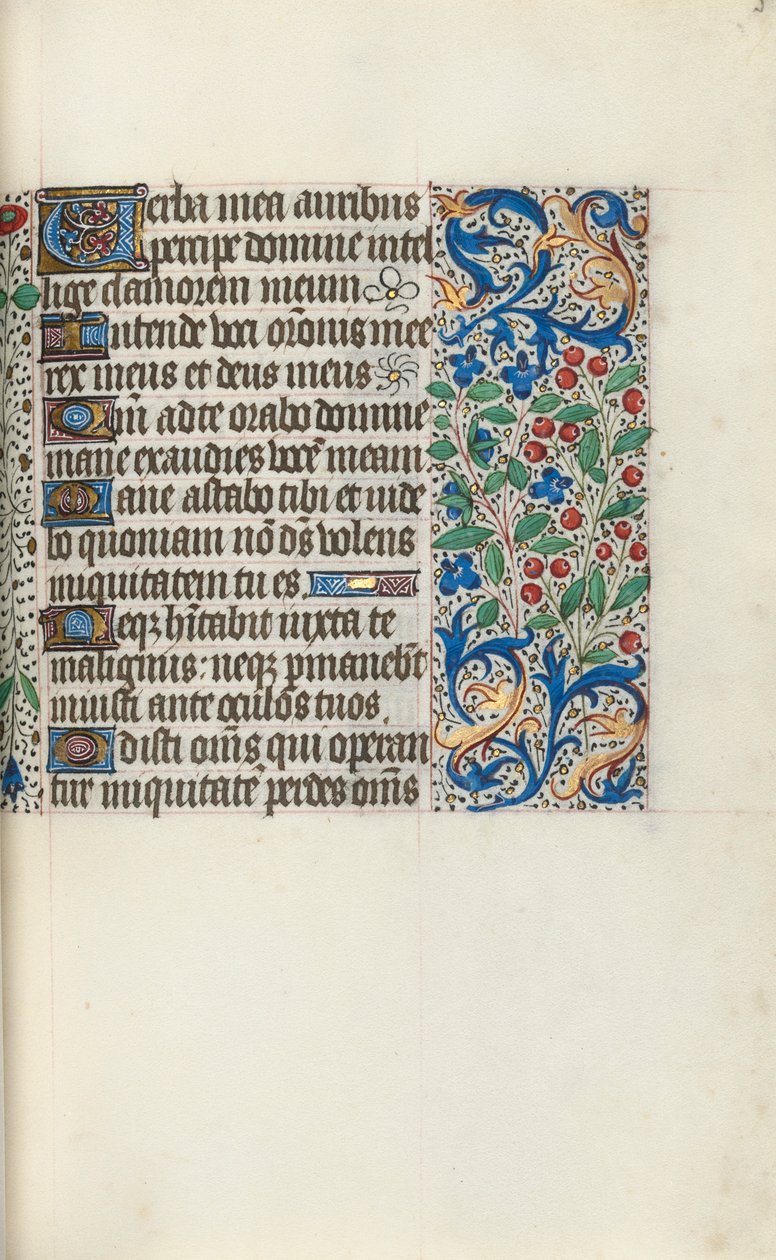 Livro de Horas de Uso de Rouen: fol. 59r, c. 1470 de Master of the Geneva Latini