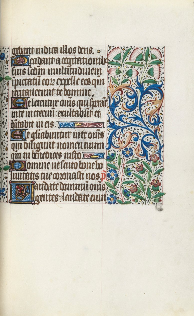 Livro de Horas de Uso de Rouen: fol. 60r, c. 1470 de Master of the Geneva Latini