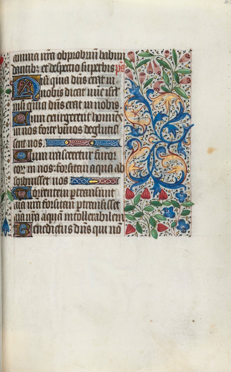 Livro de Horas de Uso de Rouen: fol. 65r, c. 1470 de Master of the Geneva Latini