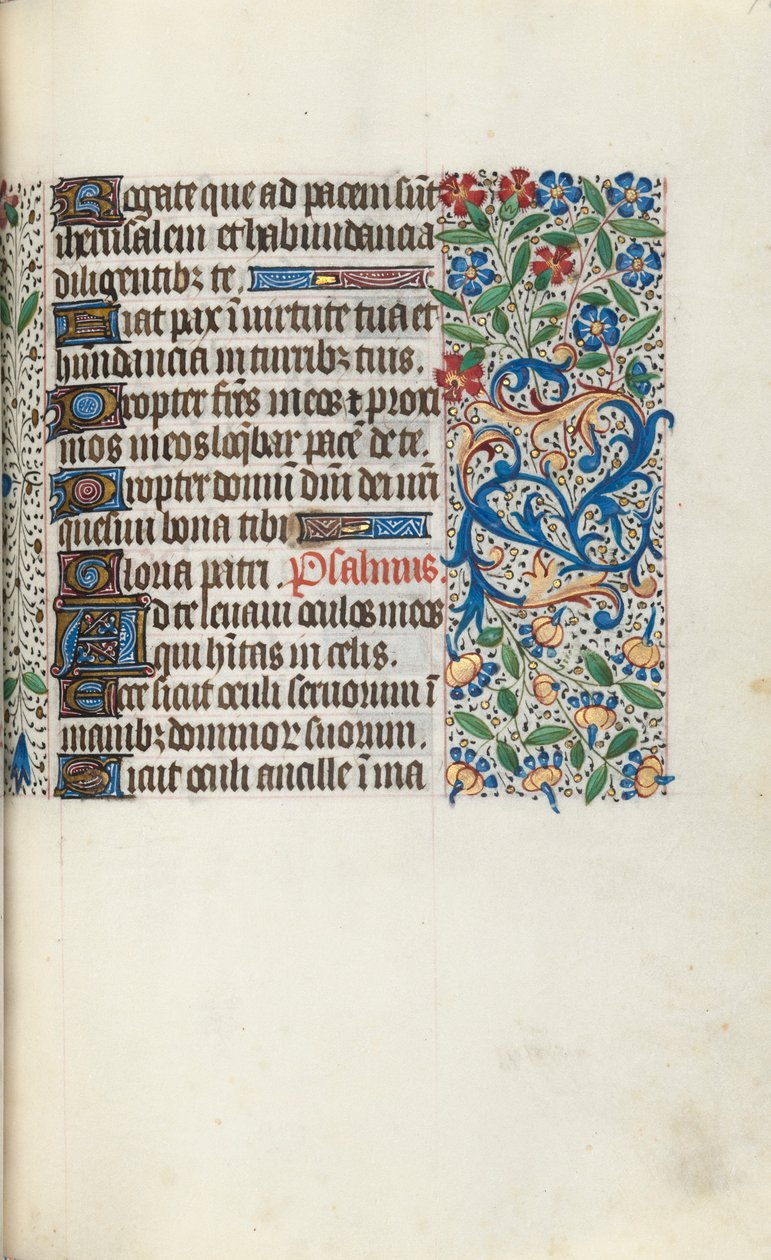 Livro de Horas de Uso de Rouen: fol. 70r, c. 1470 de Master of the Geneva Latini
