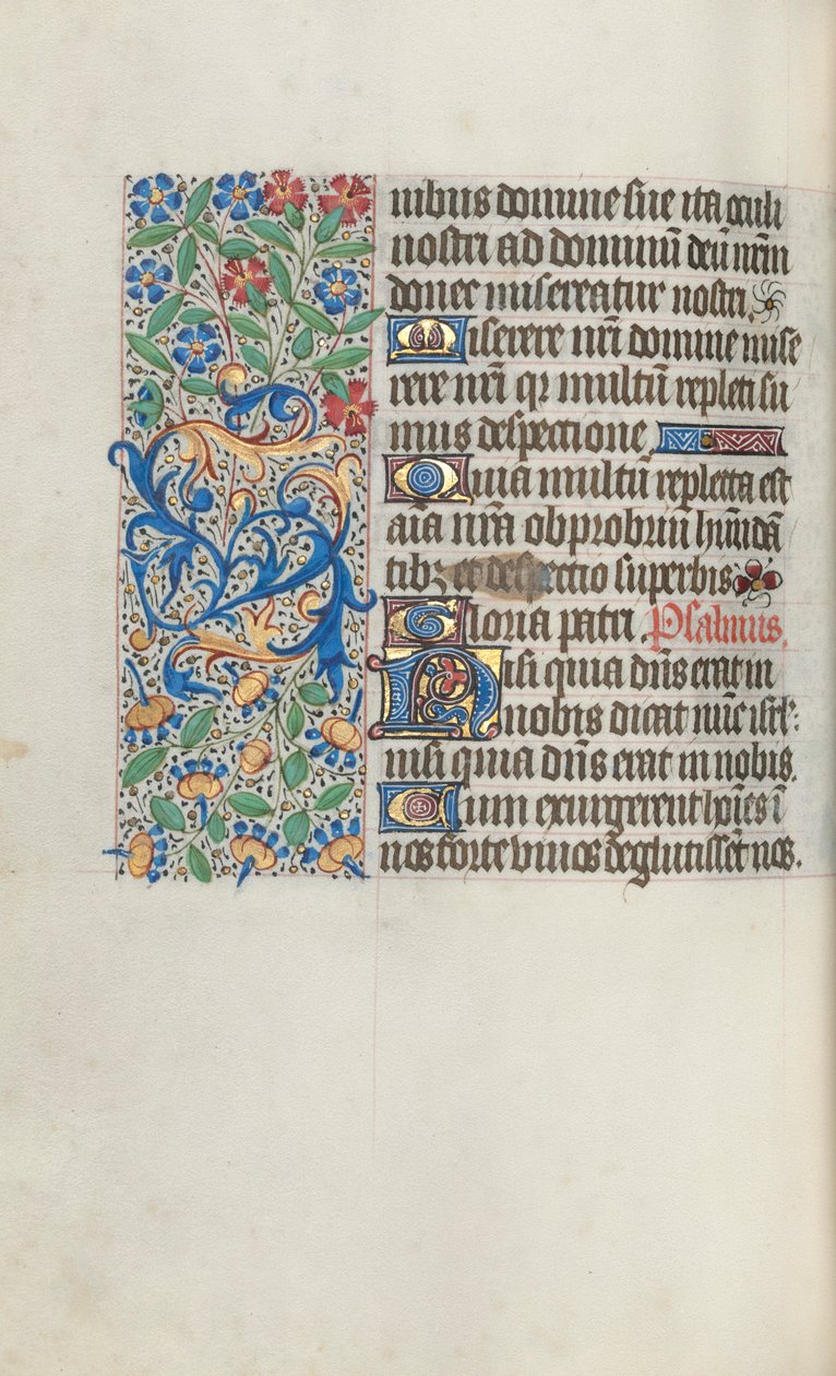 Livro de Horas de Uso de Rouen: fol. 70v, c. 1470 de Master of the Geneva Latini