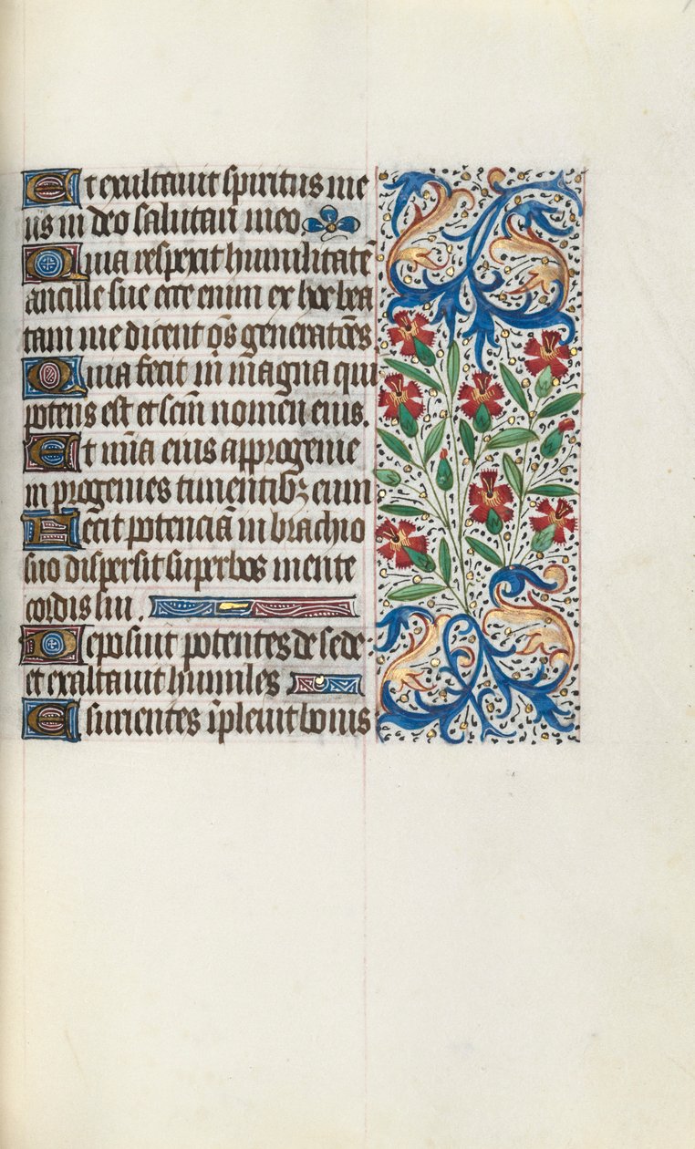 Livro de Horas de Uso de Rouen: fol. 74r, c. 1470 de Master of the Geneva Latini