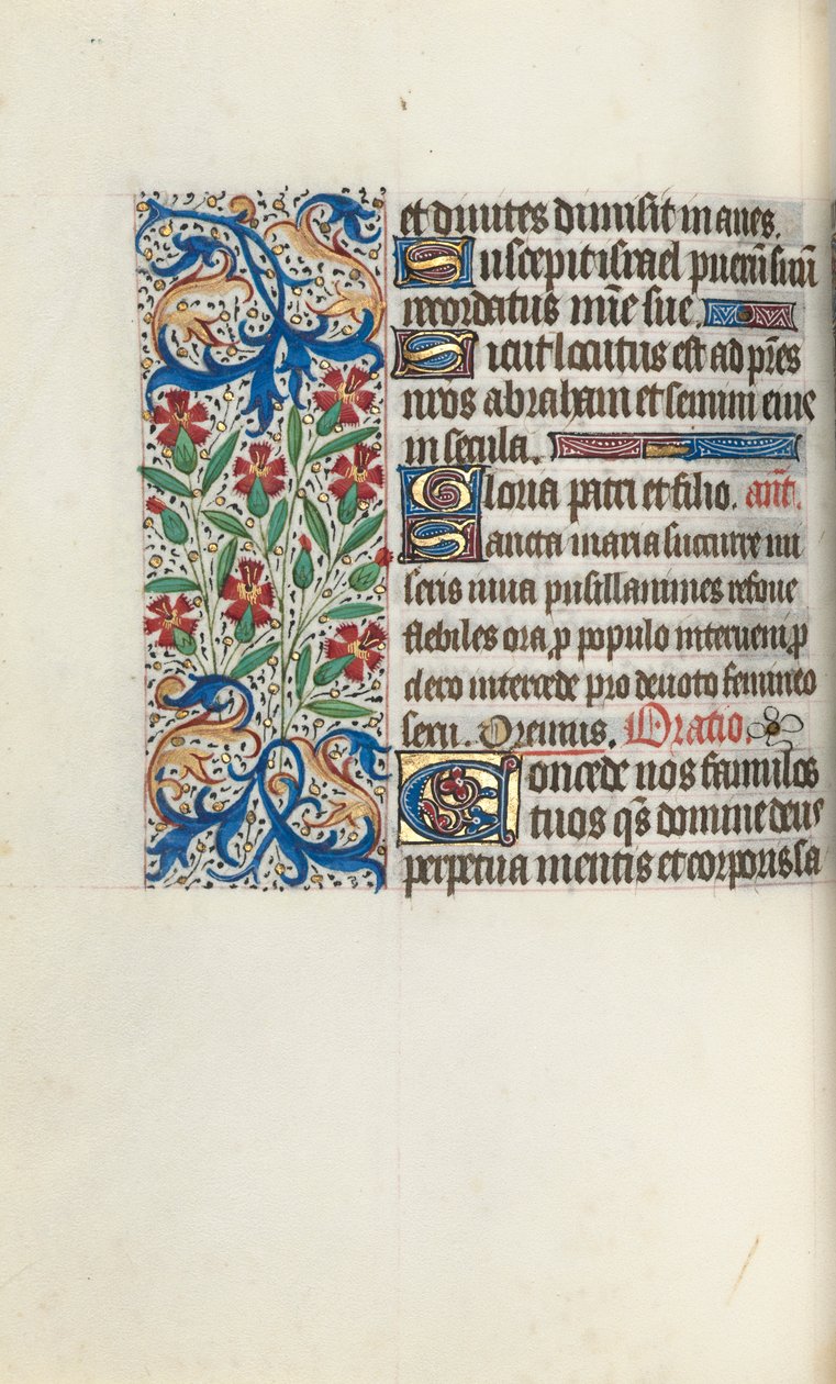Livro de Horas de Uso de Rouen: fol. 74v, c. 1470 de Master of the Geneva Latini