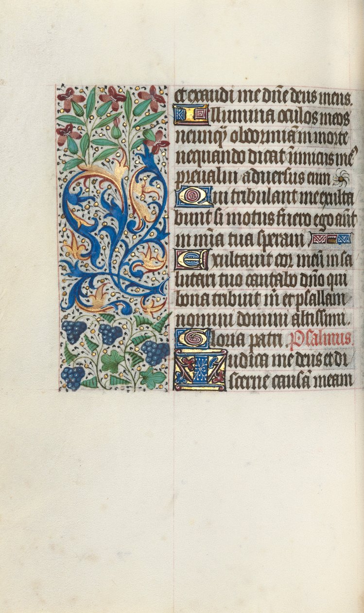 Livro de Horas de Uso de Rouen: fol. 75v, c. 1470 de Master of the Geneva Latini