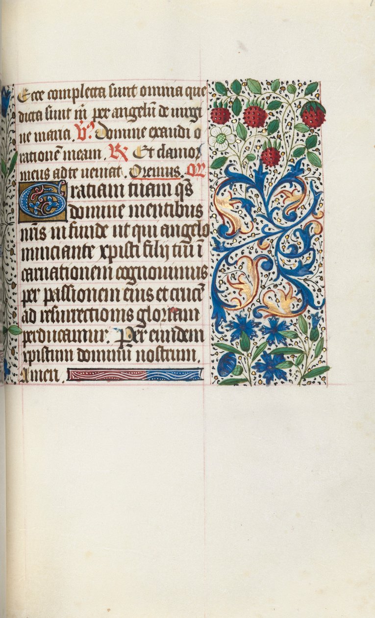 Livro de Horas de Uso de Rouen: fol. 79r, c. 1470 de Master of the Geneva Latini