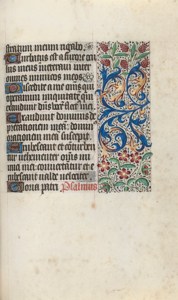 Livro de Horas de Uso de Rouen: fol. 81r, c. 1470 de Master of the Geneva Latini
