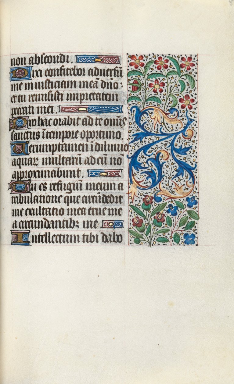 Livro de Horas de Uso de Rouen: fol. 82r, c. 1470 de Master of the Geneva Latini