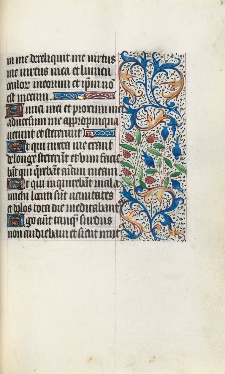 Livro de Horas de Uso de Rouen: fol. 84r, c. 1470 de Master of the Geneva Latini