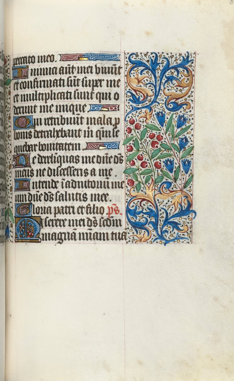 Livro de Horas de Uso de Rouen: fol. 85r, c. 1470 de Master of the Geneva Latini