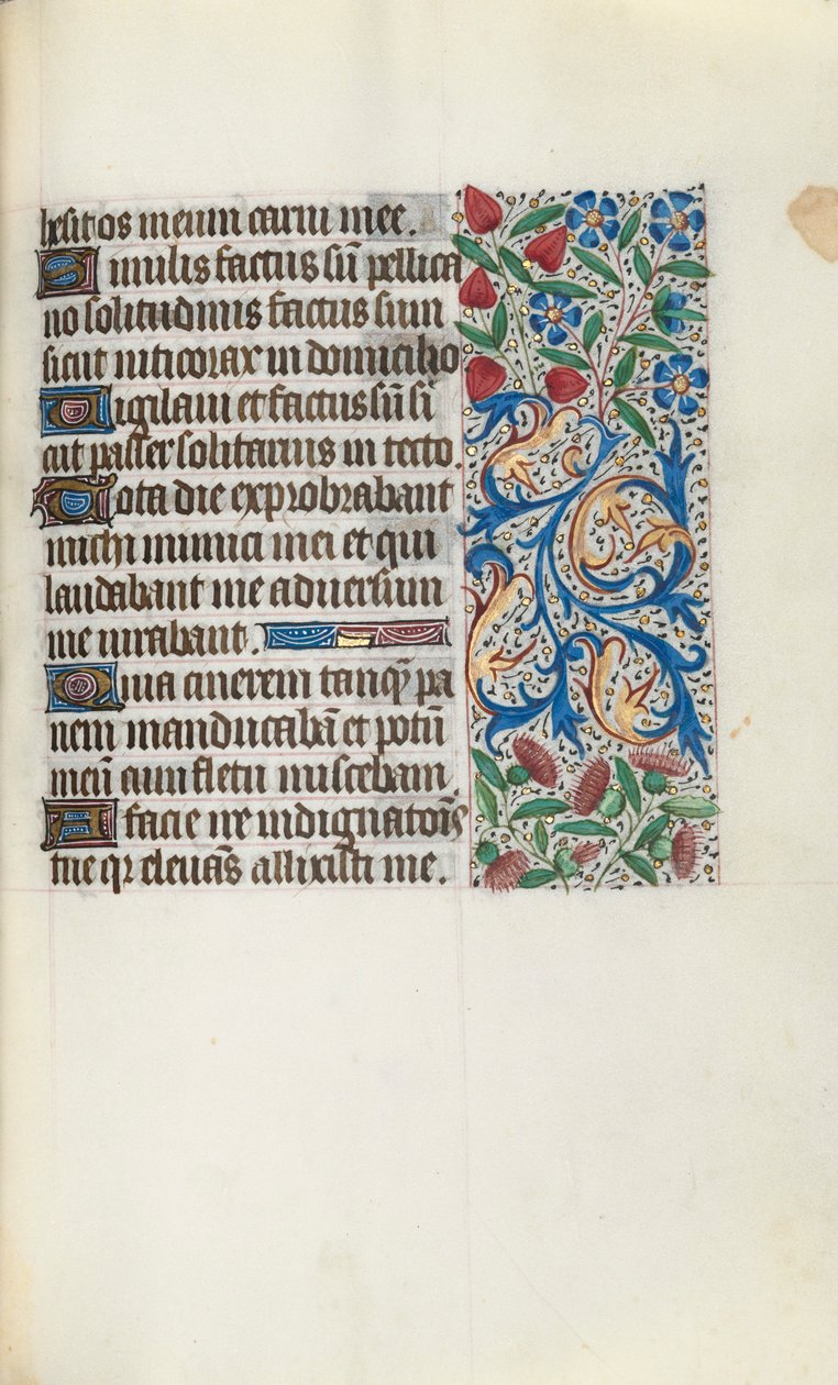 Livro de Horas de Uso de Rouen: fol. 88r, c. 1470 de Master of the Geneva Latini