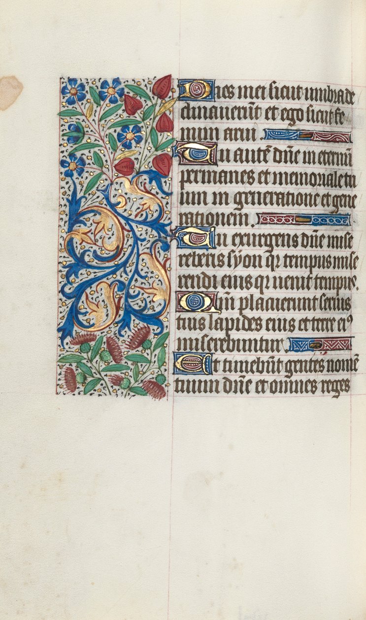 Livro de Horas de Uso de Rouen: fol. 88v, c. 1470 de Master of the Geneva Latini