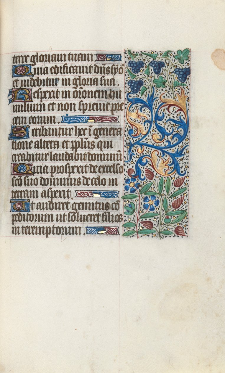 Livro de Horas de Uso de Rouen: fol. 89r, c. 1470 de Master of the Geneva Latini