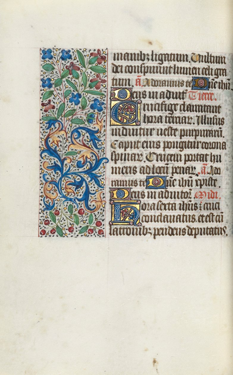 Livro de Horas de Uso de Rouen: fol. 97v, c. 1470 de Master of the Geneva Latini