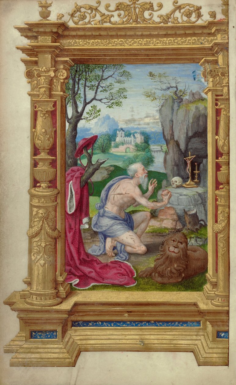 São Jerônimo de Master of the Getty Epistles
