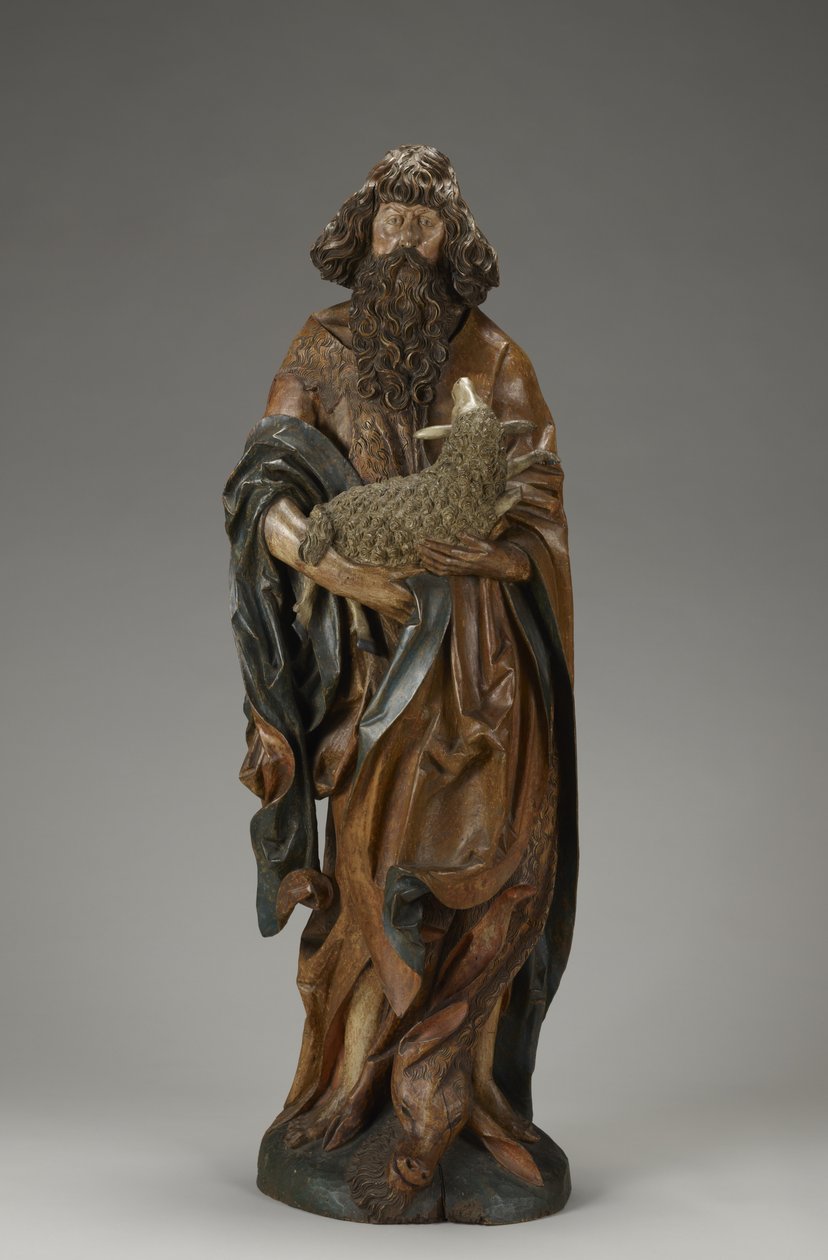 São João Batista, c.1515 (lenha parcialmente policromada) de Master of the Harburger Altar