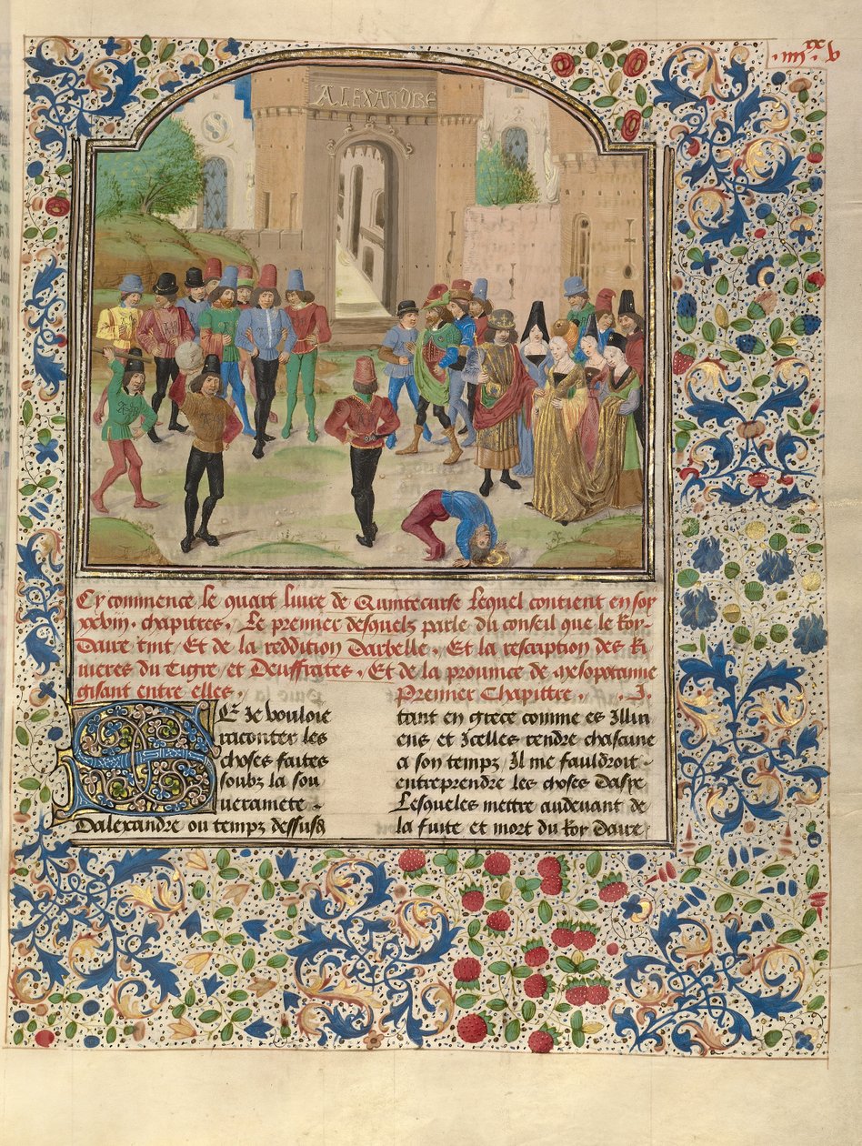 A concorrência em Sittacene e o apaziguamento de Sisigambis de Master of the Jardin de vertueuse consolation