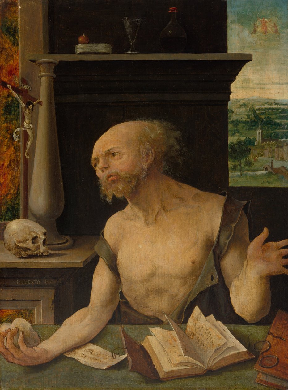 São Jerónimo na Penitência de Master of the Lille Adoration