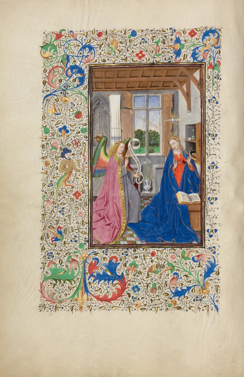 A Anunciação de Master of the Llangattock Hours