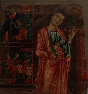 St. James (tempera no painel) de Master of the Magdalen