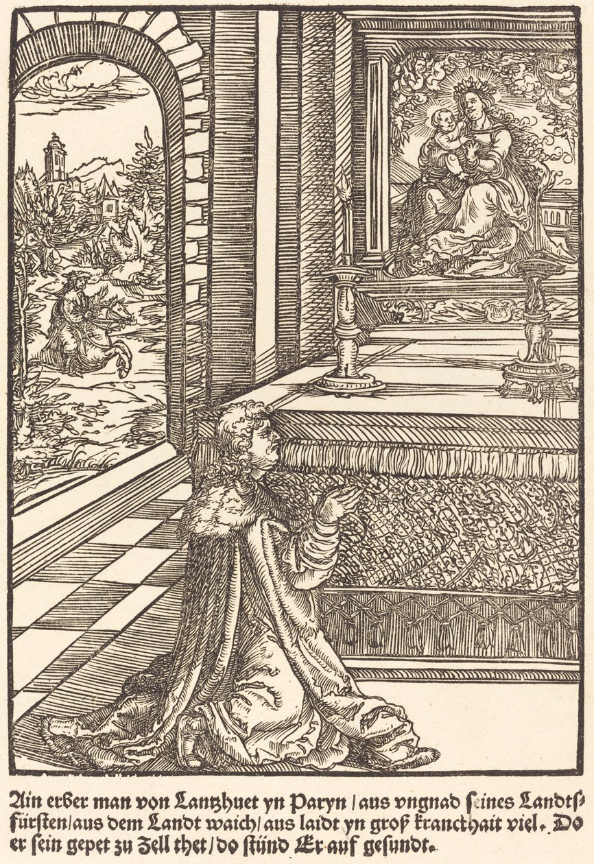 Ain erber man von Lanshuet ... de Master of the Miracles of Mariazell
