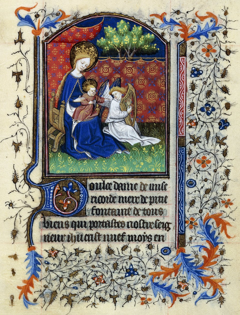 Virgem coroada, c.1430-1440 de Master of the Munich Golden Legend