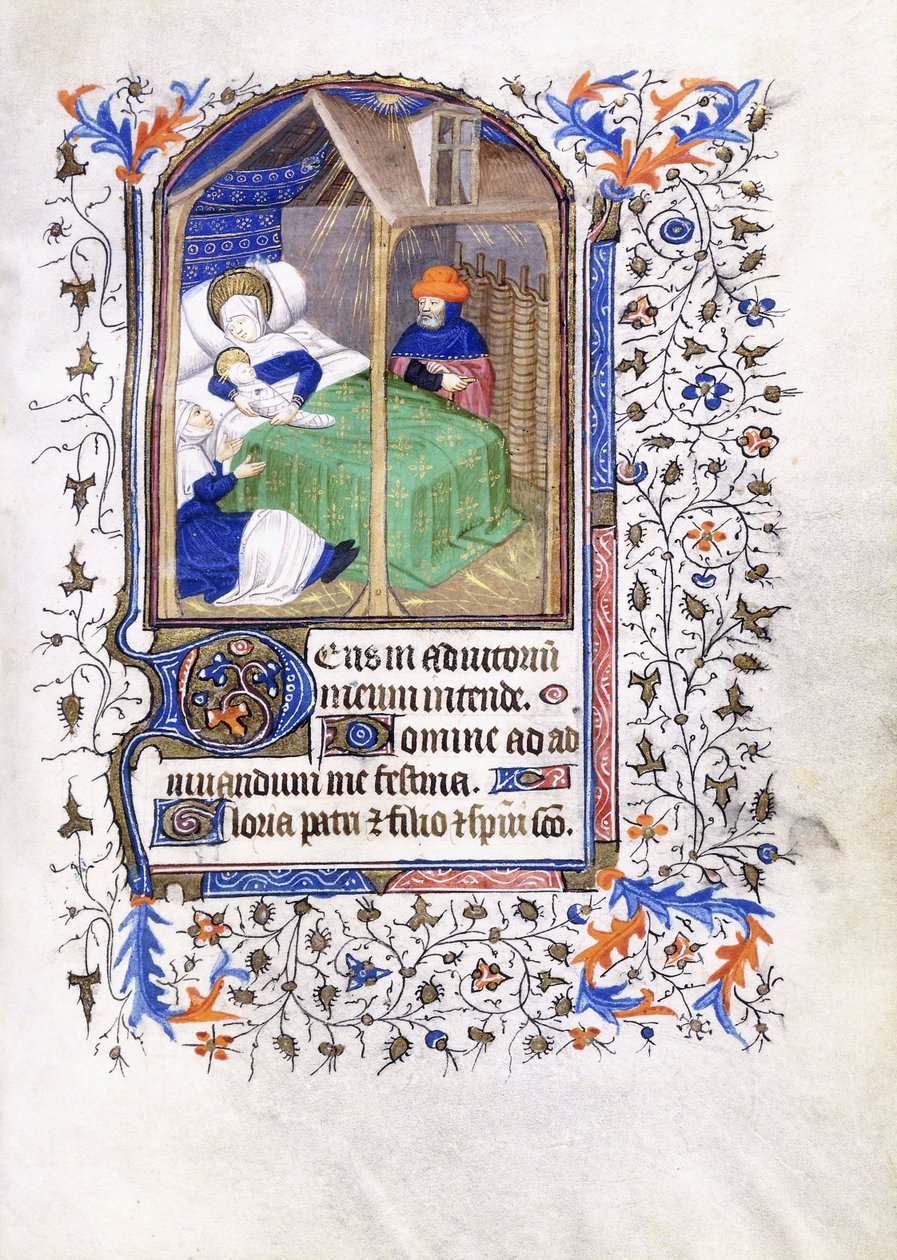 Natividade, c.1430-1440 de Master of the Munich Golden Legend