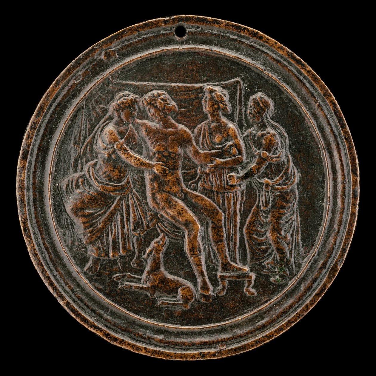 Meleagro e Atalante, quarto quartel do século XV. de Master of the Orpheus Legend