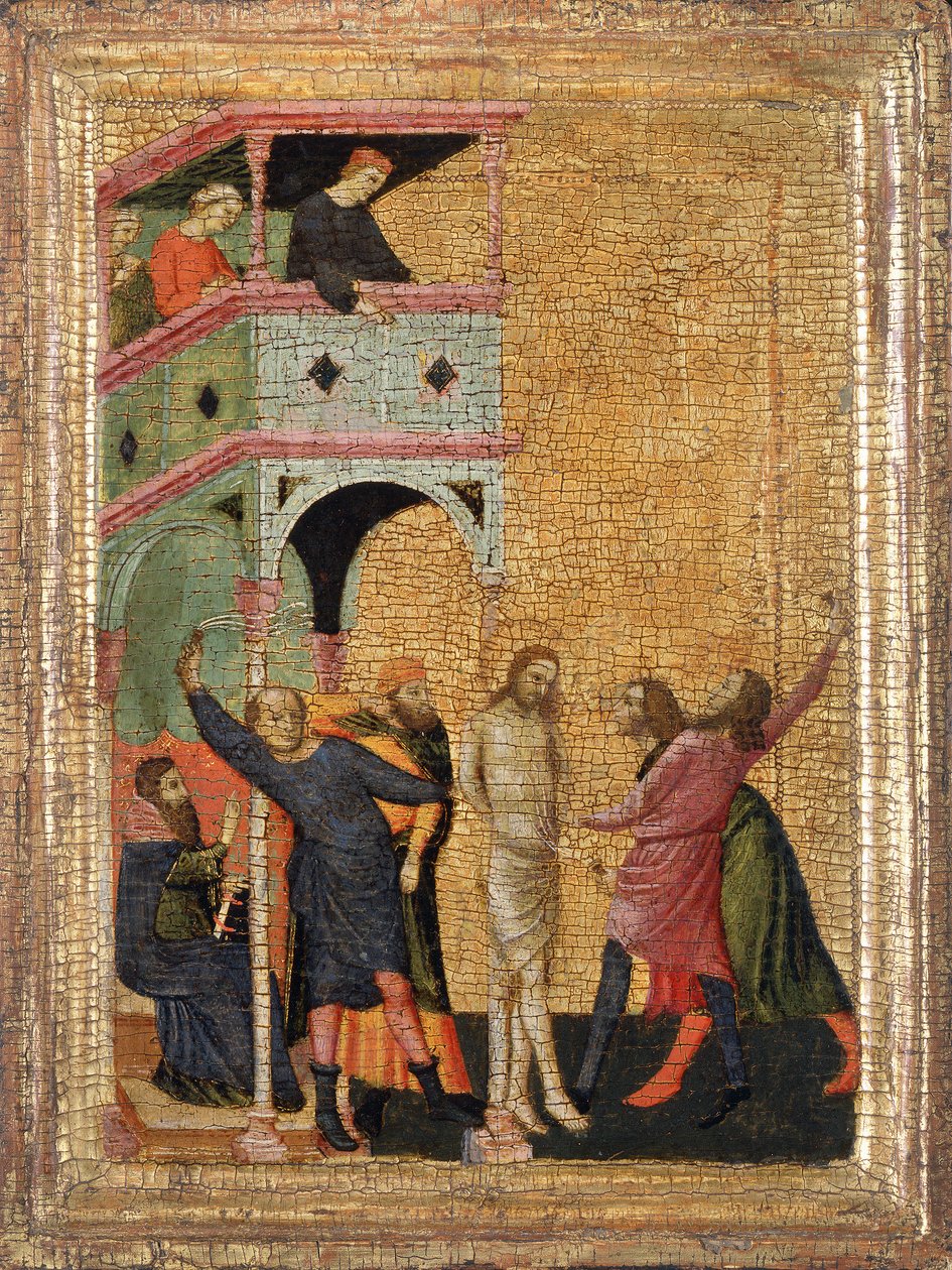 Flagelação (recto) de Master of the Poldi Pezzoli diptych