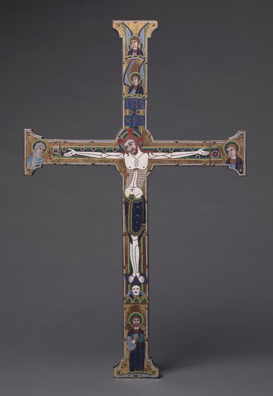 A cruz de Spitzer, c. 1190 de Master of the Royal Plantagenet Workshop