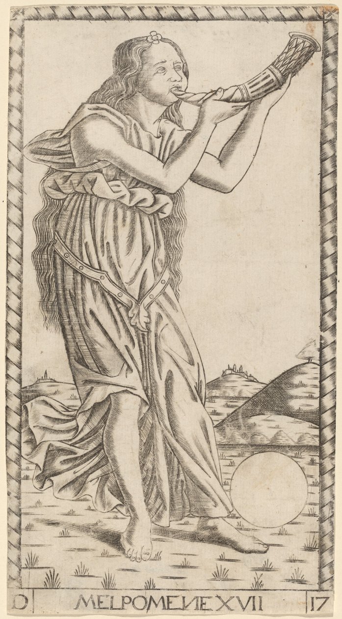 Melpômene de Master of the S Series Tarocchi