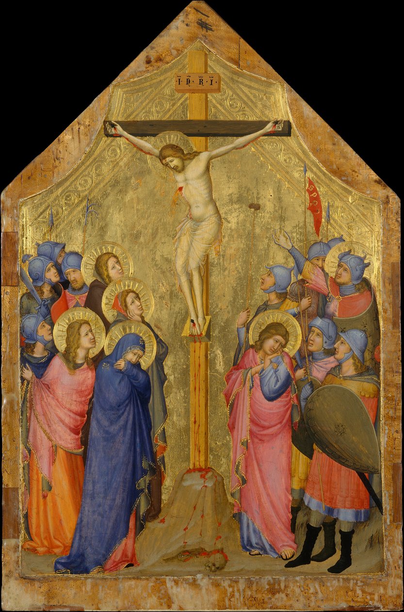 A Crucificação, c. 1330-35. de Master of the Saint George Codex