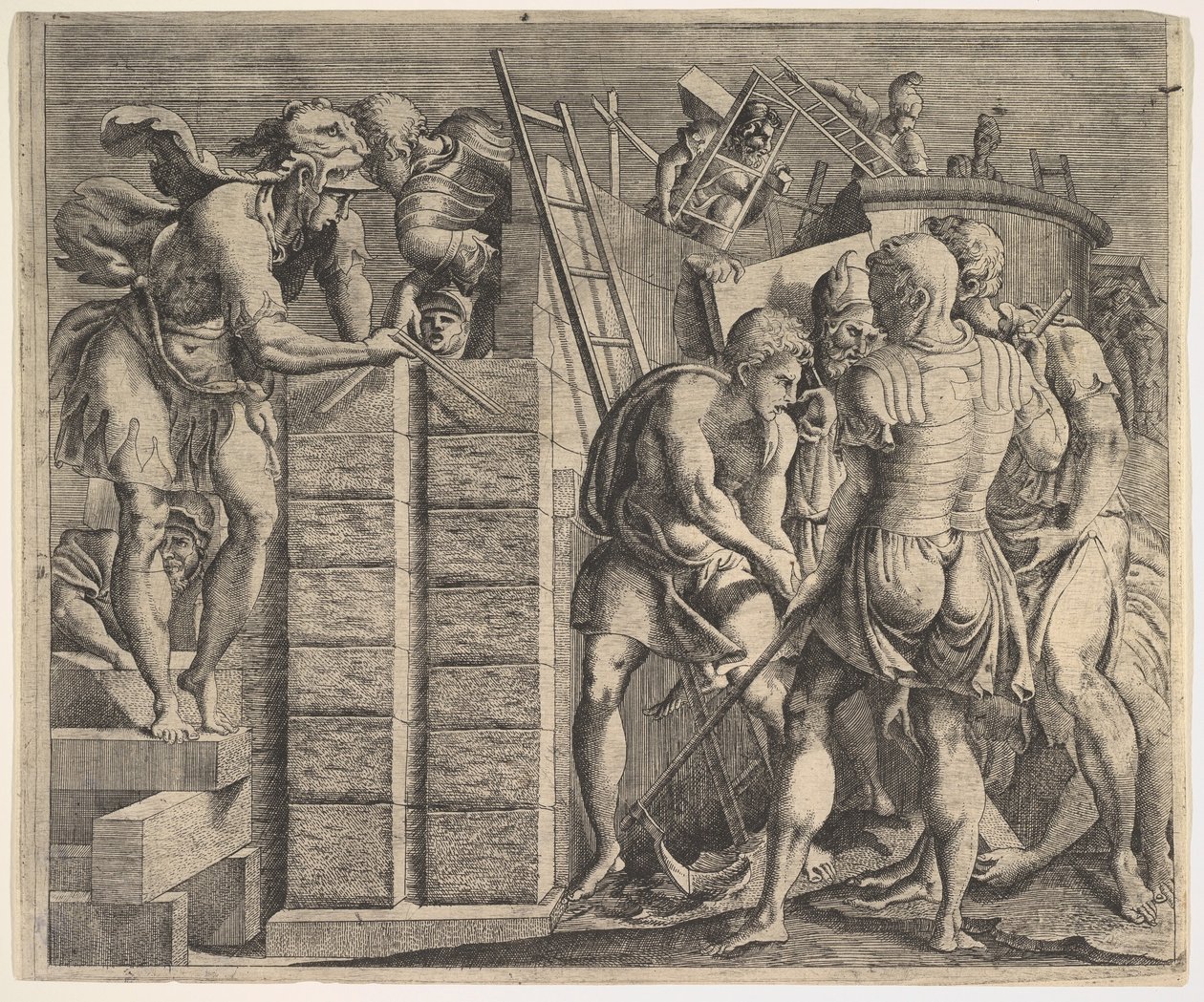 Cadmus Founding Thebes, ca. 1543-44. de Master of the Story of Cadmus