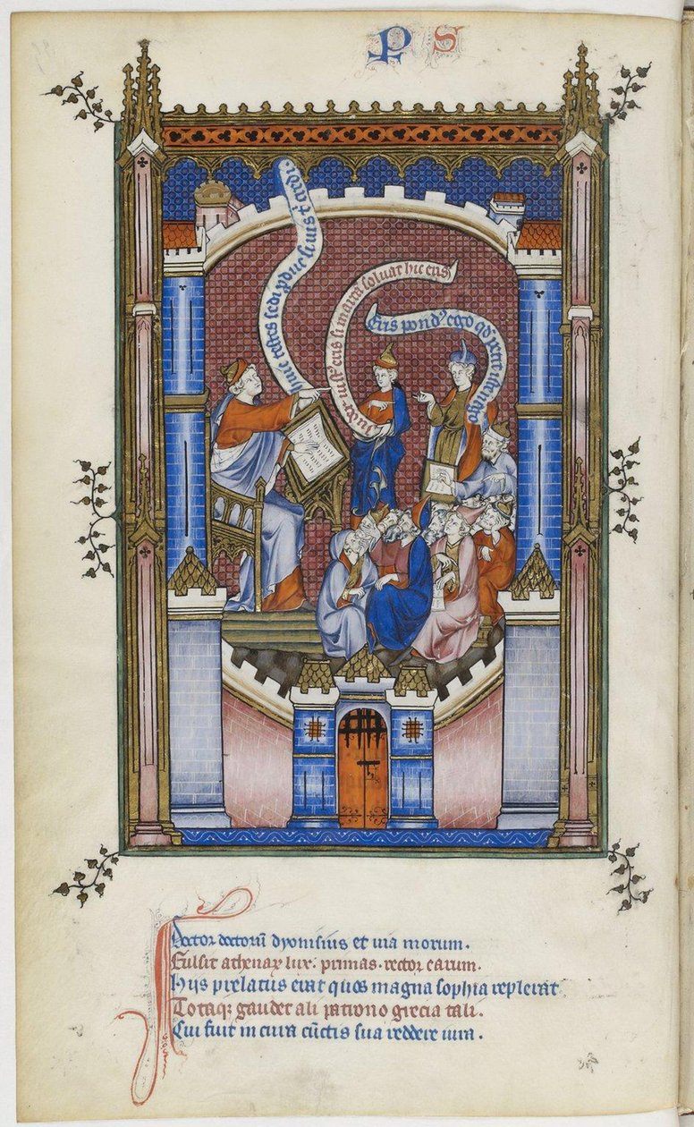 A vida de Saint Denis, 1317 de Master of the Vie de saint