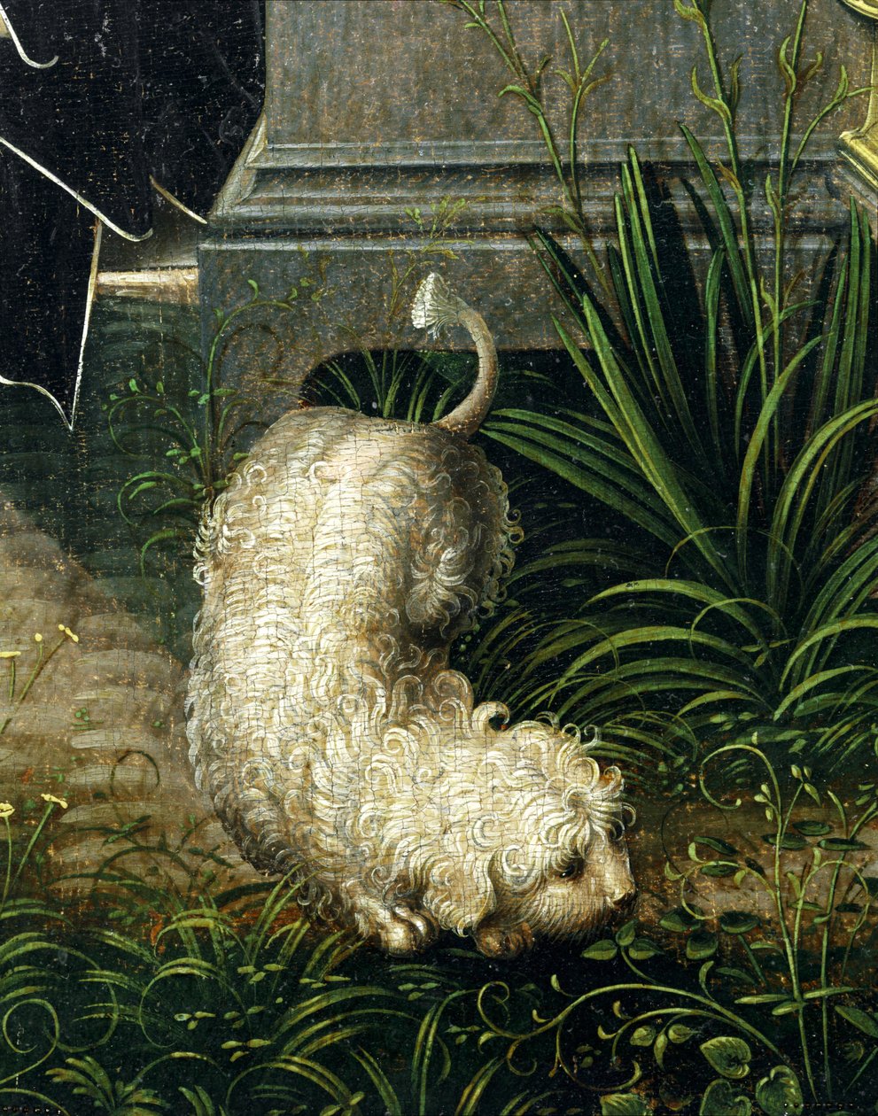 A pregação de São Gerião, "o sermão pastoral" ... de Master of the View of Saint Gudula
