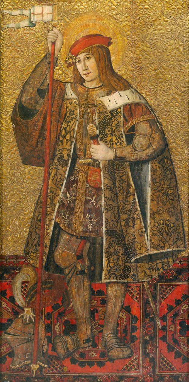 Santo Guerreiro de Master of the Visitation