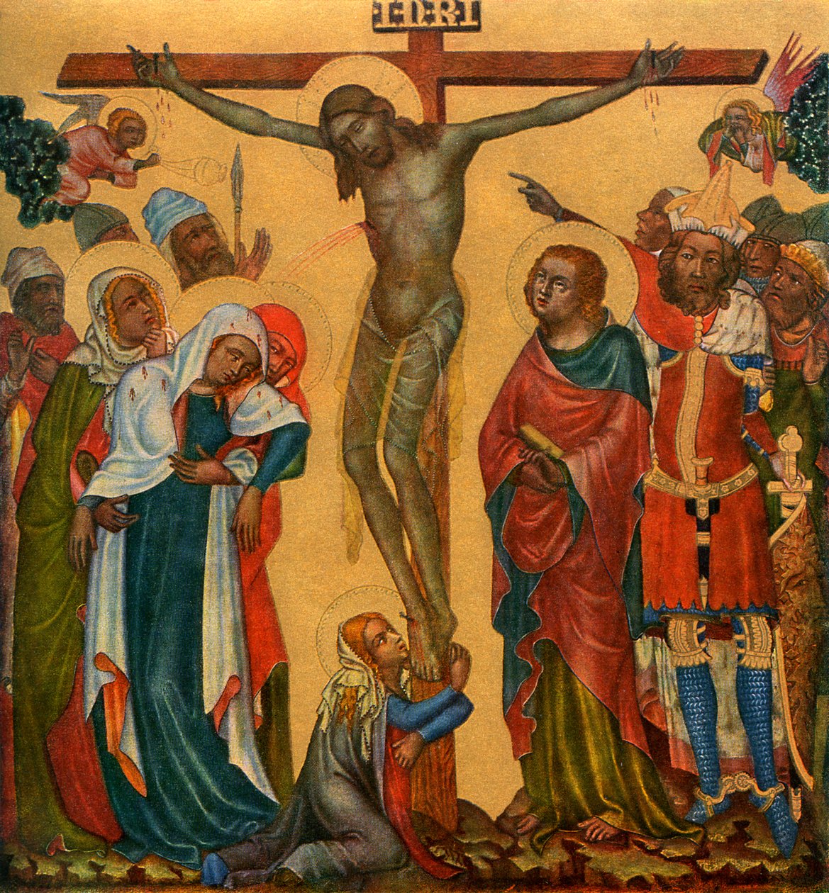"Crucifixo", c1350 1955. de Master of the Vyssi Brod Altar