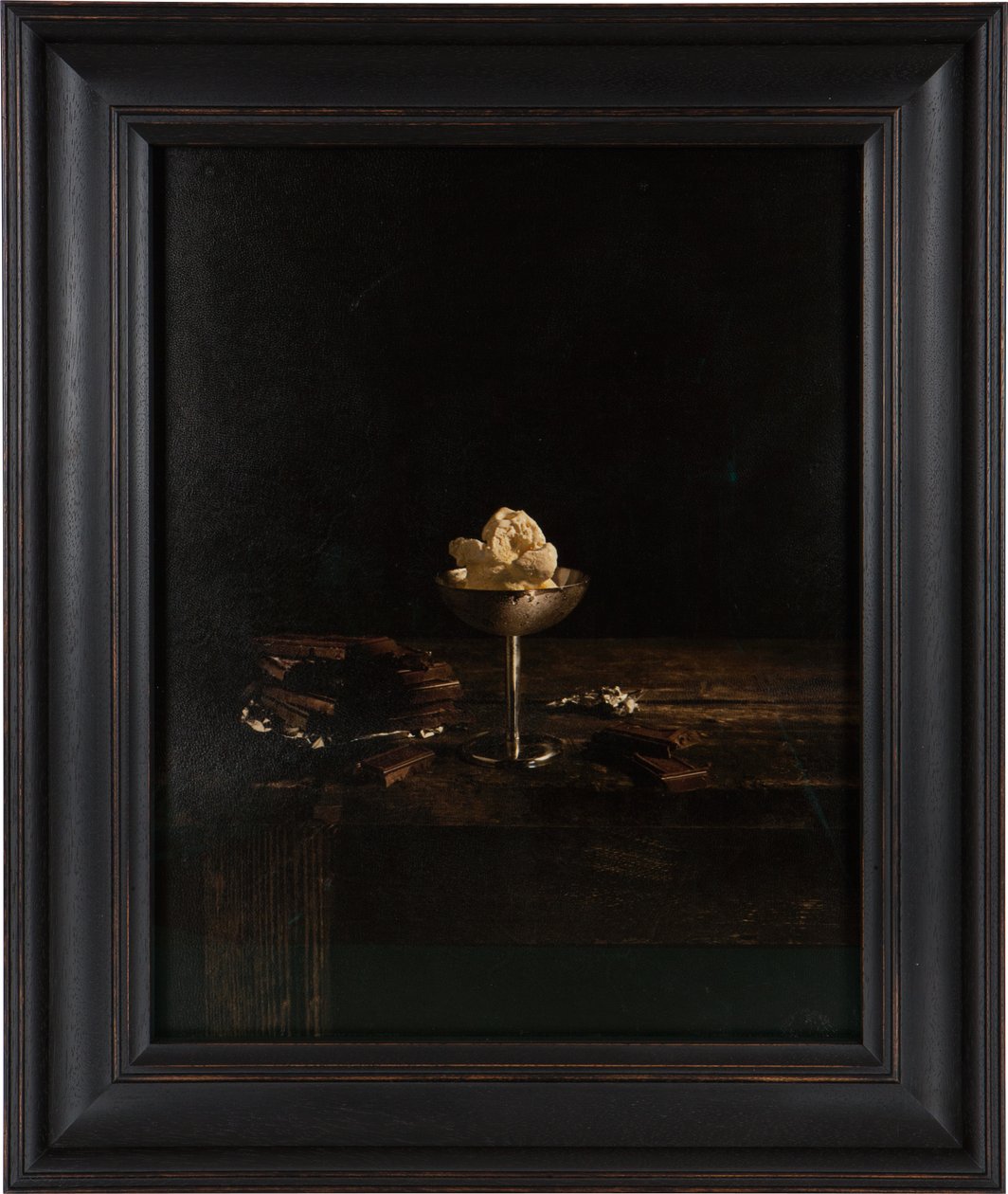 Last Meal on Death Row, Dobie Gillis Williams, 2012 (Impressão em transferência digital sobre pergaminho de pele de cabra) de Mat Collishaw