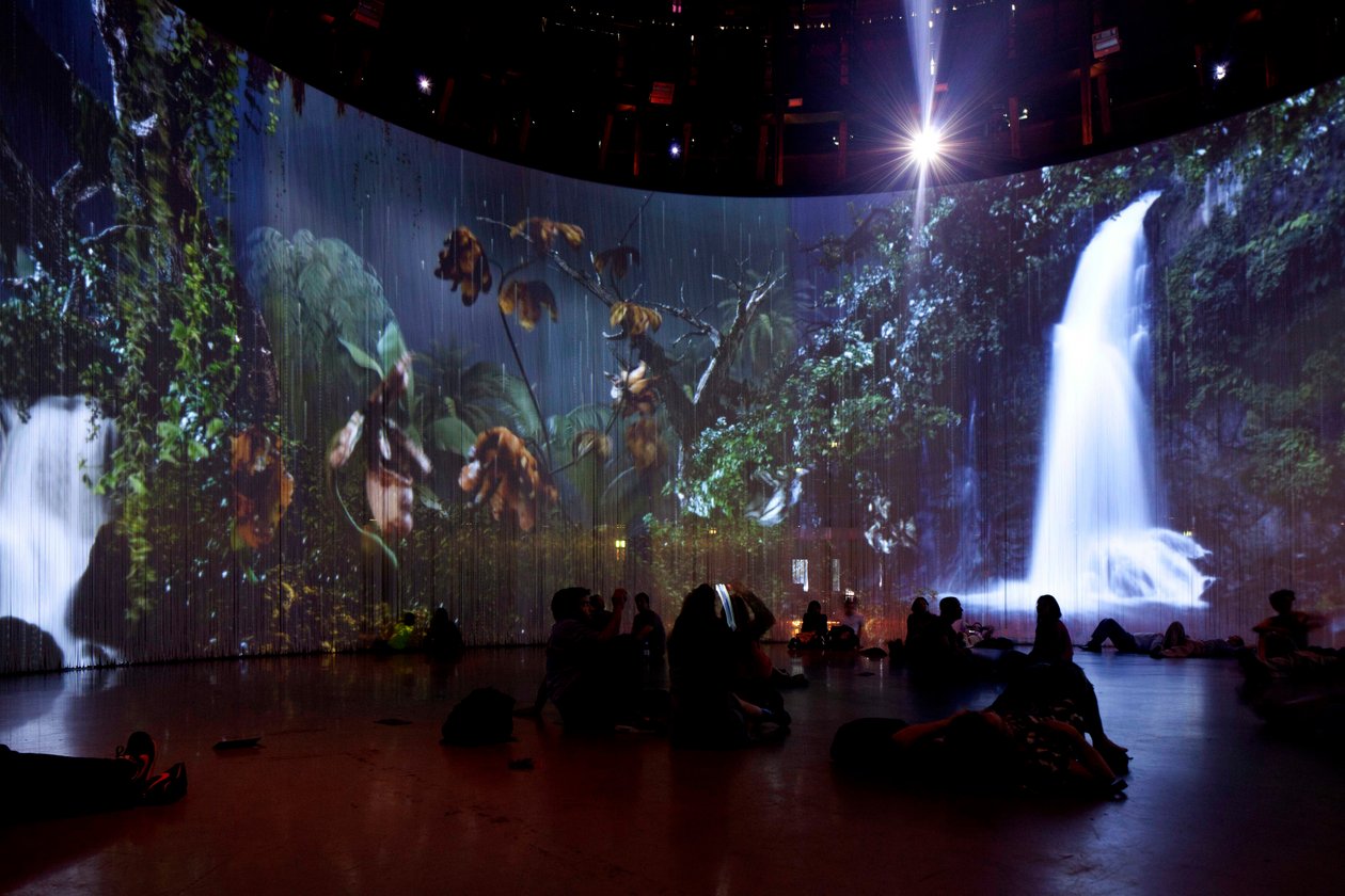 Sordid Earth, 2011 (Instalação vídeo, disco rígido, silicone, aço de Mat Collishaw