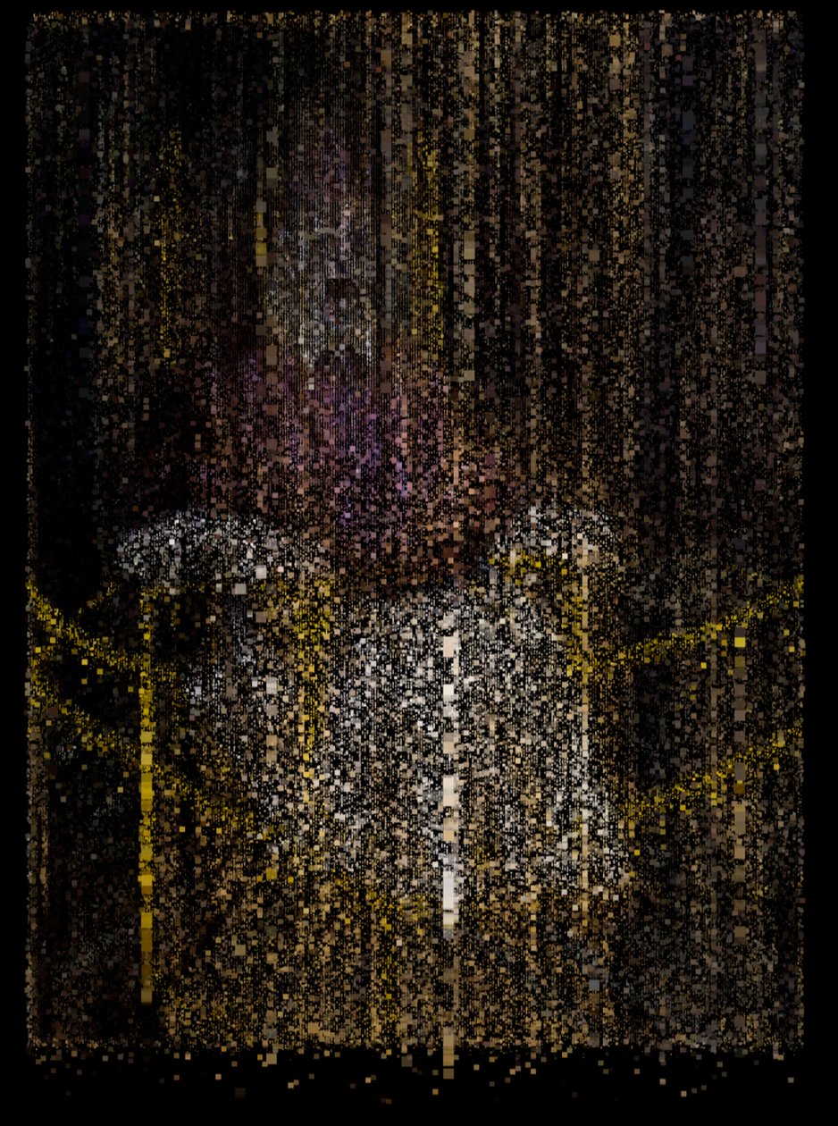 The End of Innocence, 2009 (ecrã, projetor e disco rígido) de Mat Collishaw