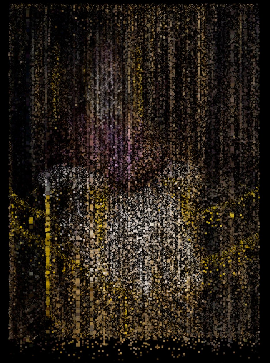 The End of Innocence, 2009 (ecrã, projetor e disco rígido) de Mat Collishaw