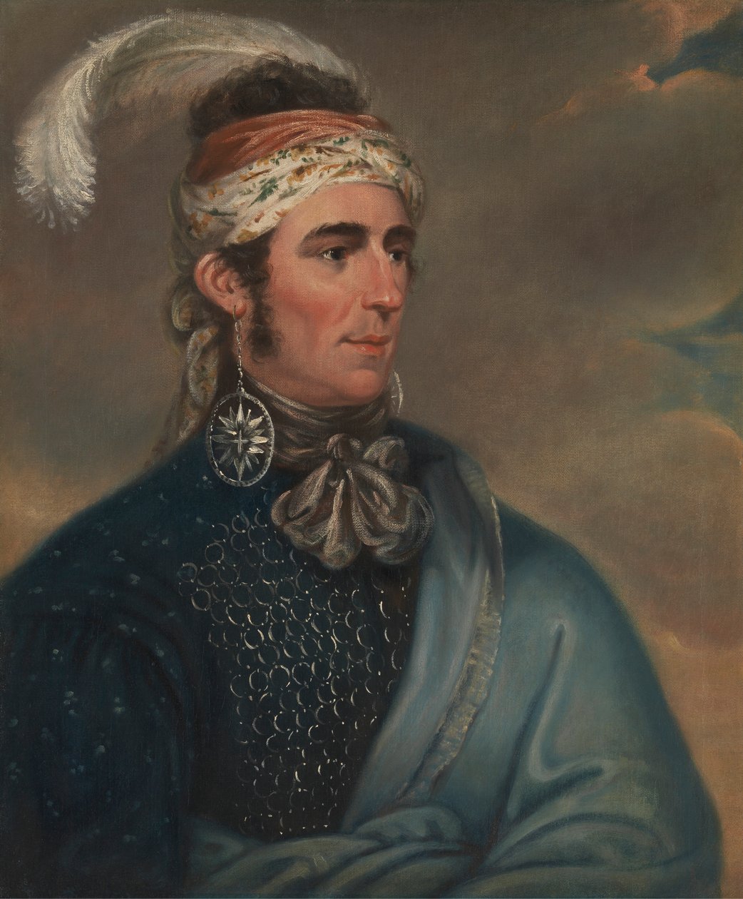 Teyoninhokarawen (Major John Norton) de Mather Brown