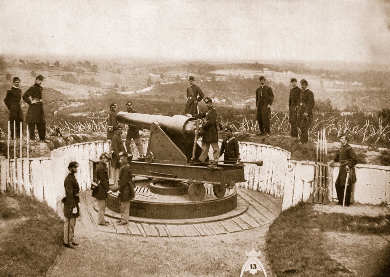 Defesa de Washington, Fort Totten, 1861-65 de Mathew B. Brady