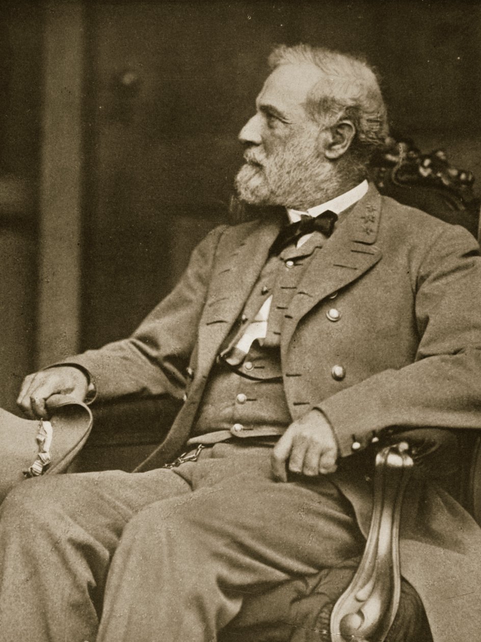 General Robert E. Lee em sua casa em Richmond, abril de 1865 de Mathew B. Brady