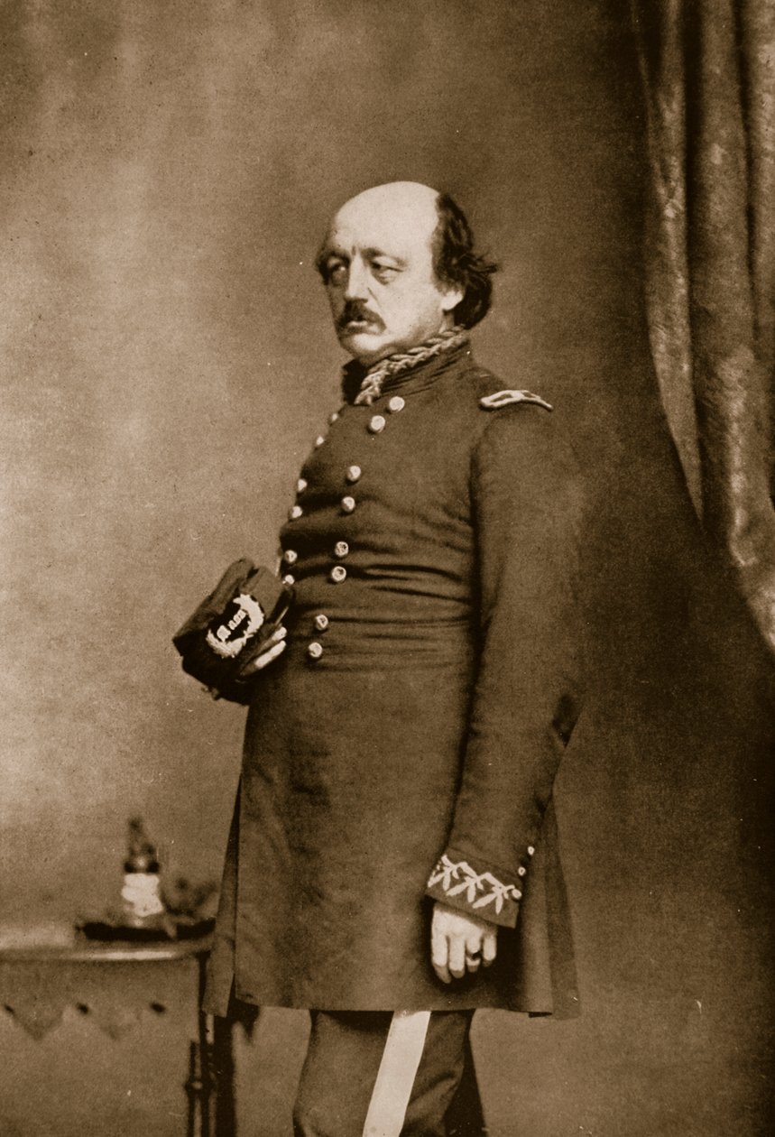 Benjamin F. Butler Gerneral, 1861-65 (foto sépia) de Mathew B. Brady