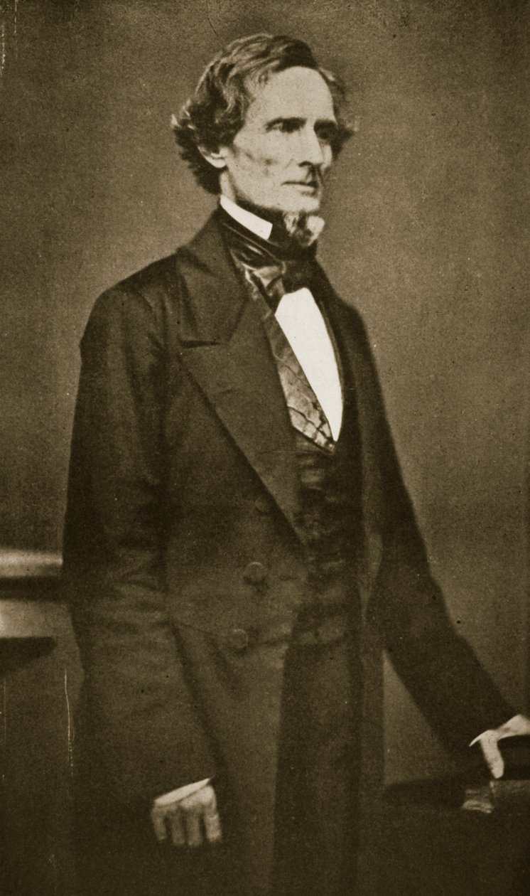 Jefferson Davis, Presidente da Confederação do Sul, 1859-60 de Mathew B. Brady